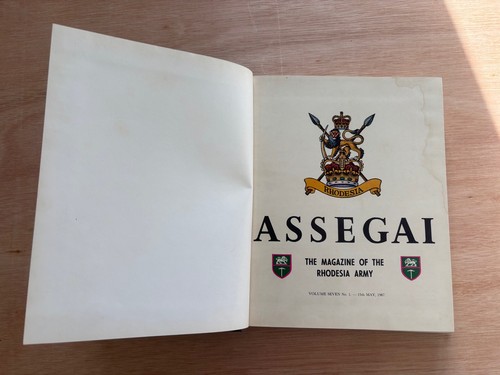 Assegai magazine rhodesian - assegai,
