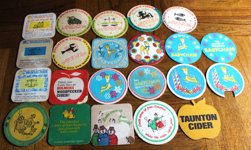 Vintage beermats babycham - vintage,