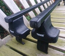 Honda HRV Thule Rapid system 754 Square Bar Evo Roof Bars 127cm 712300 set of 2