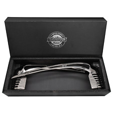 Lambretta Series 1-2 Li TV Side Panel High Quality Sickles - Black Chrome