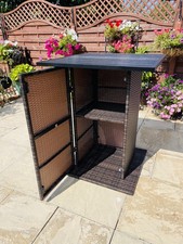 Rattan Garden Bar Table with