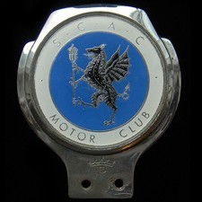 S.C.A.C. Motor Club car badge
