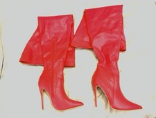 Sexy Red Thigh High Stiletto