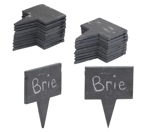 Slate cheese labels - 40,