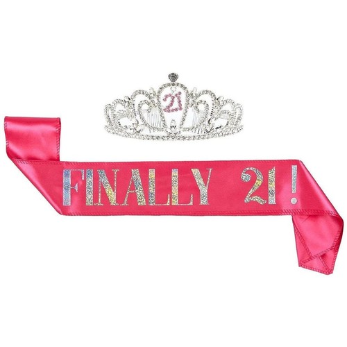 21st birthday sash and - 21st,
