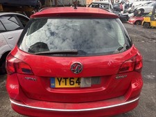 VAUXHALL ASTRA MK6 ESTATE 2014 BOOT LID TAILGATE RED BARE REF:V3110