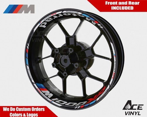 Bmw m1000xr white wheel - wheel, decals