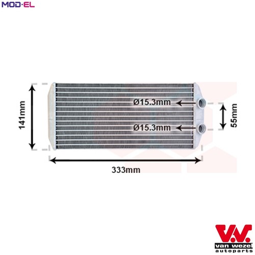 Heat exchanger interior - heat,