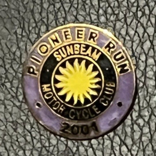 Motorcycle pin badge sunbeam - motorcycle,