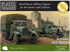 WW2V15018 15MM RUSSIAN GAZ TRUCK PLASTIC SOLDIER NEW IN BOX 1/100 WW2 10 models!