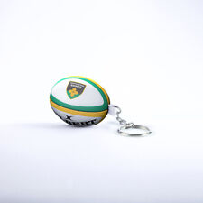 Northampton Saints Rugby Ball Keyring (New Logo)