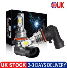 2× 9005 HB3 H10 LED Headlight Bulbs Kit Car Canbus Error Free High/Lo Beam 6500K