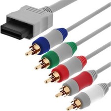 Component 5 RCA HD AV TV Cable to HDTV-EDTV Nintendo Wii Wii U Wii Mini Console