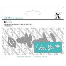 Xcut Mini Sentiment  4 piece
