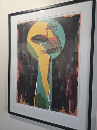 Allen jones signed numbered - jones,