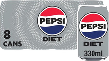 Pepsi Diet Cola Cans 24 X 330