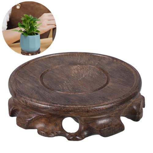 Fish tank wood - pedestal, solid