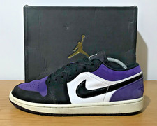 Air Jordan 1 Low Court Purple UK9 – With Box – Auth LegitApp