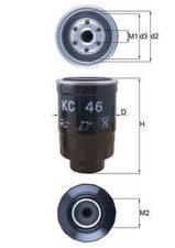 Fuel Filter MAHLE Fits ISUZU