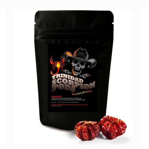 Scorpion chilli pods dried - pods,