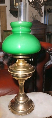 Antique edwardian brass - brass, oil