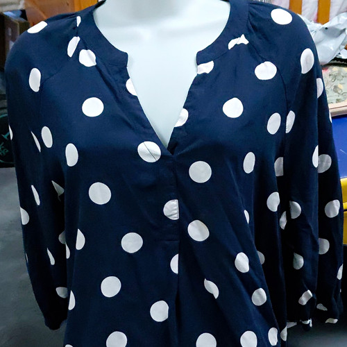 Primark blue white - polka, dot