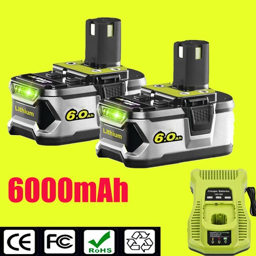 0ah charger for ryobi 18v - 6.0ah,