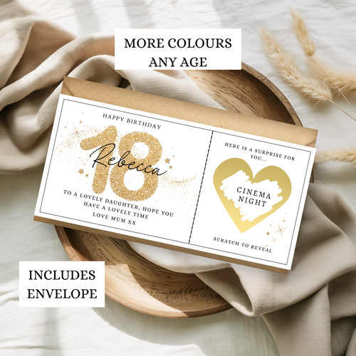 Personalised scratch reveal - personalised,