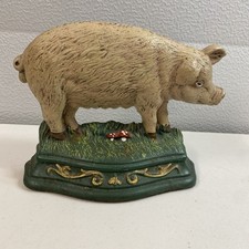 VINTAGE Cast Iron Pig Wright