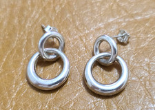 Denmark SMK 925 Sterling Silver Earrings Studs