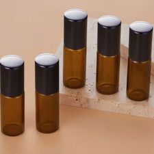 5ml Amber Roll on Glass