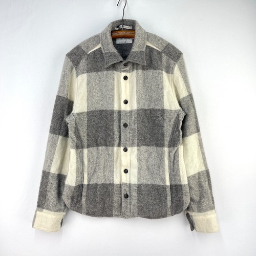 Peregrine wool overshirt mens - wool,