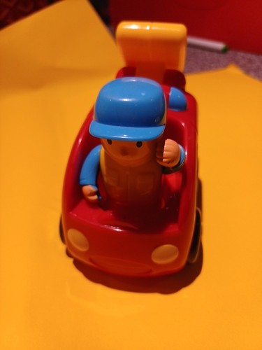 Moving fire engine truck with - engine,