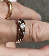 QVC Diamonique ~ R-Gold Plated