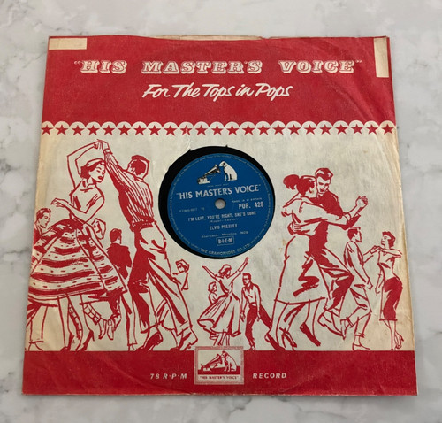 Elvis presley 78rpm left - elvis,