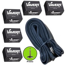 Contrast 700 x 18 - 25c Road Bike Inner Tubes - Presta Valve (Pack of 5)