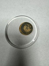 Vintage Clear Round Acrylic