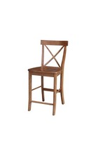 Solid wood back - wood, x-back
