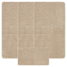 4pc Washable Rug Mat Set