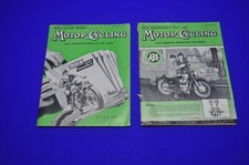 2 X Vintage Motor Cycling
