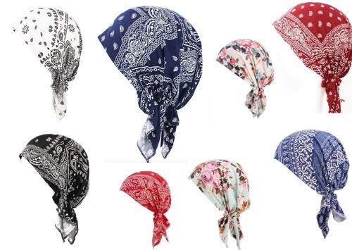 Chemo beanie scarf turban cap - chemo,