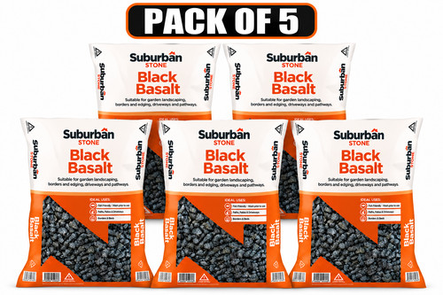 Suburban stone black - black, basalt