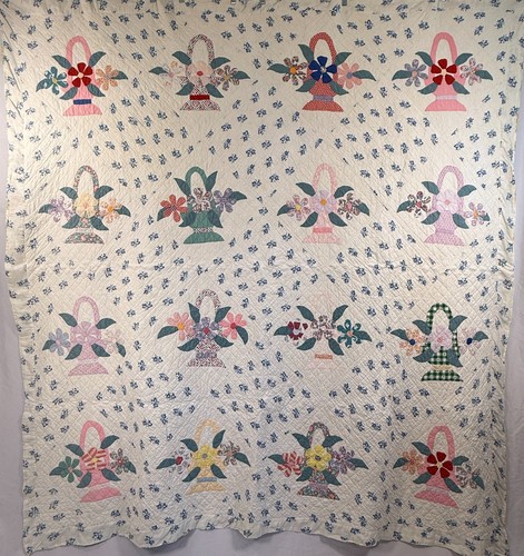 1930s vintage flower basket - 1930s,