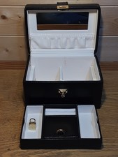 A M&S Black Leather Jewellery