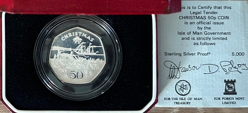 Isle man 1980 50p - of,