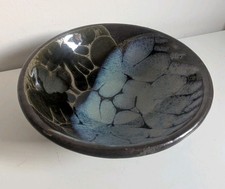 Large Diana Worthy Crich Studio Pottery Bowl 9 Inches Diameter