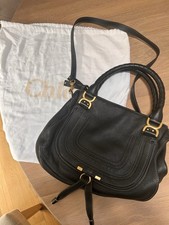 Chloe Marcie Black medium  Shoulder/crossbody Bag With Original Receipt/dust Bag