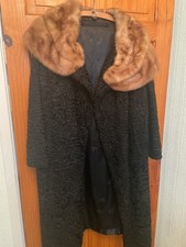 Black Persian Lamb Coat