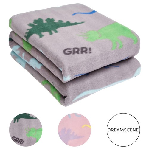 Dreamscene dinosaur fleece - dreamscene,