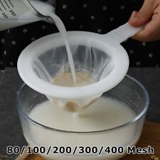 Ultra Fine Kitchen Nylon Mesh Strainer Filter Sieve 80/100/120/200/400 Mesh